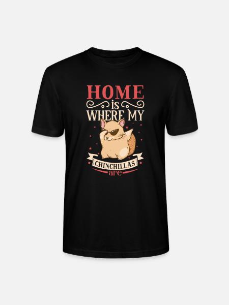 Chinchilla Liebhaber Geschenk Geschenkidee - Stanley/Stella Unisex Bio-T-Shirt CRAFTER - Schwarz