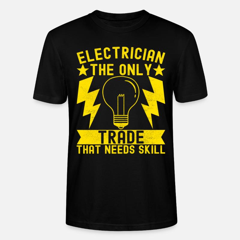 Elektriker Elektroniker - Stanley/Stella Unisex Bio-T-Shirt CRAFTER - Schwarz