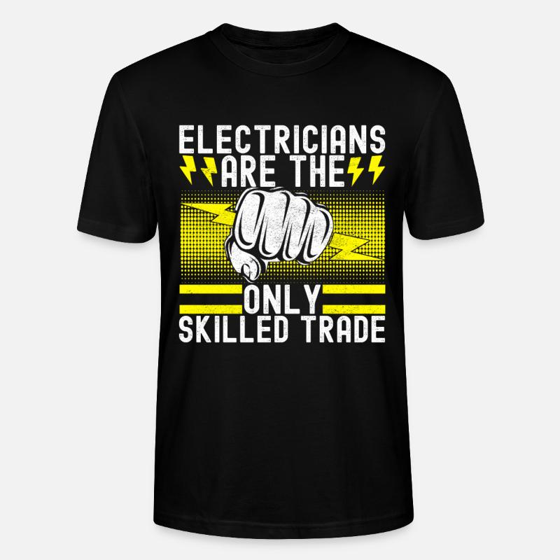 Elektriker Elektroniker - Stanley/Stella Unisex Bio-T-Shirt CRAFTER - Schwarz