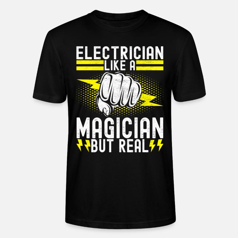 Électricien Technicien en électronique - T-shirt bio CRAFTER Stanley Stella Unisexe - noir