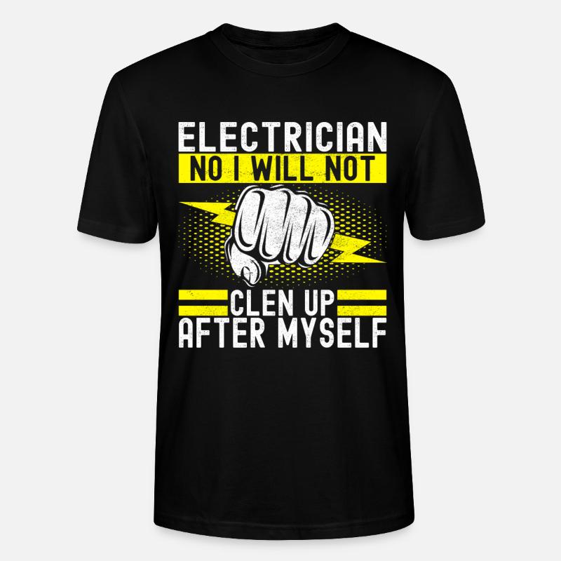 Électricien Technicien en électronique - T-shirt bio CRAFTER Stanley Stella Unisexe - noir