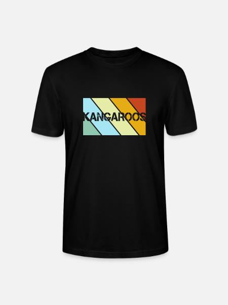 Kangourou Rétro - T-shirt bio CRAFTER Stanley Stella Unisexe - noir