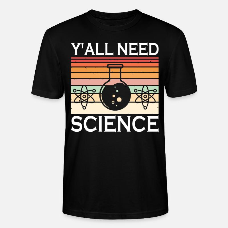 Scientifique, physicien, chimiste, enseignant - T-shirt bio CRAFTER Stanley Stella Unisexe - noir