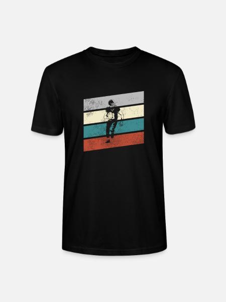 Football Rétro - T-shirt bio CRAFTER Stanley Stella Unisexe - noir