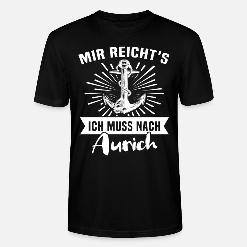 Aurich - Stanley/Stella Unisex Bio-T-Shirt CRAFTER - Schwarz