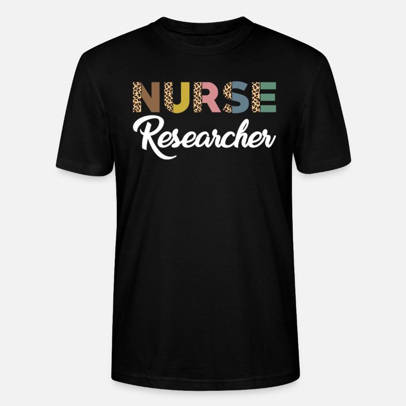 Infirmière scientifique Leopard Print - T-shirt bio CRAFTER Stanley Stella Unisexe - noir