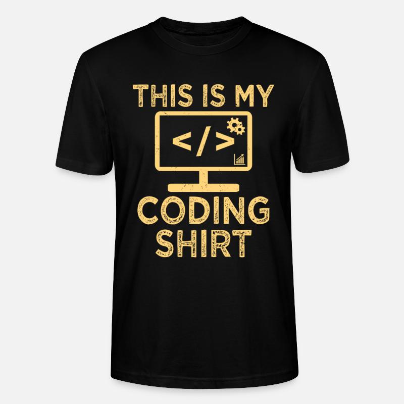 Web developer website development - Stanley/Stella CRAFTER Unisex Organic T-Shirt - black