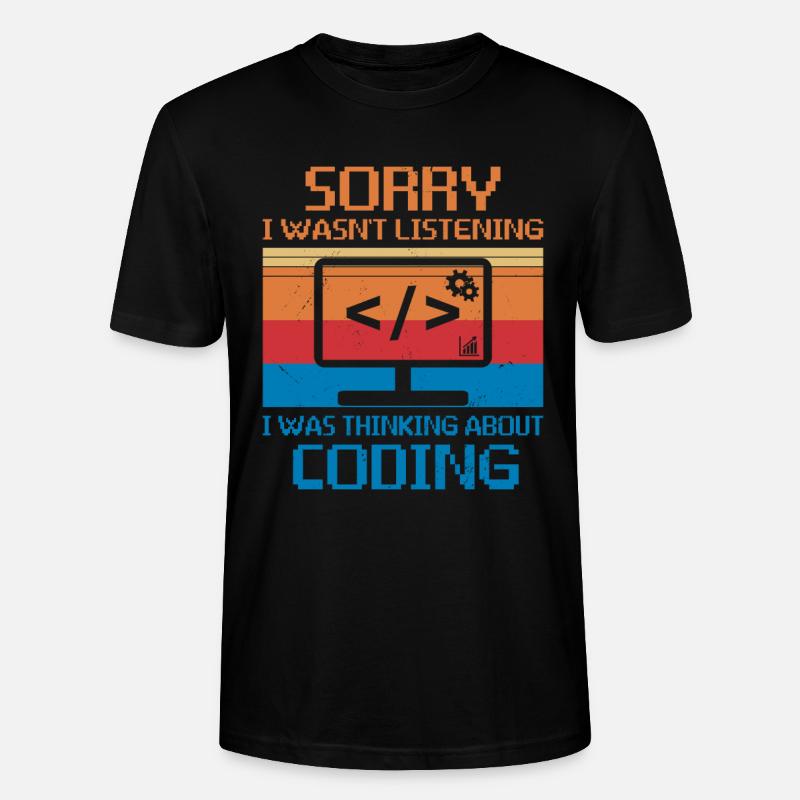 Webentwickler Website-entwicklung It-programmierer - Stanley/Stella Unisex Bio-T-Shirt CRAFTER - Schwarz