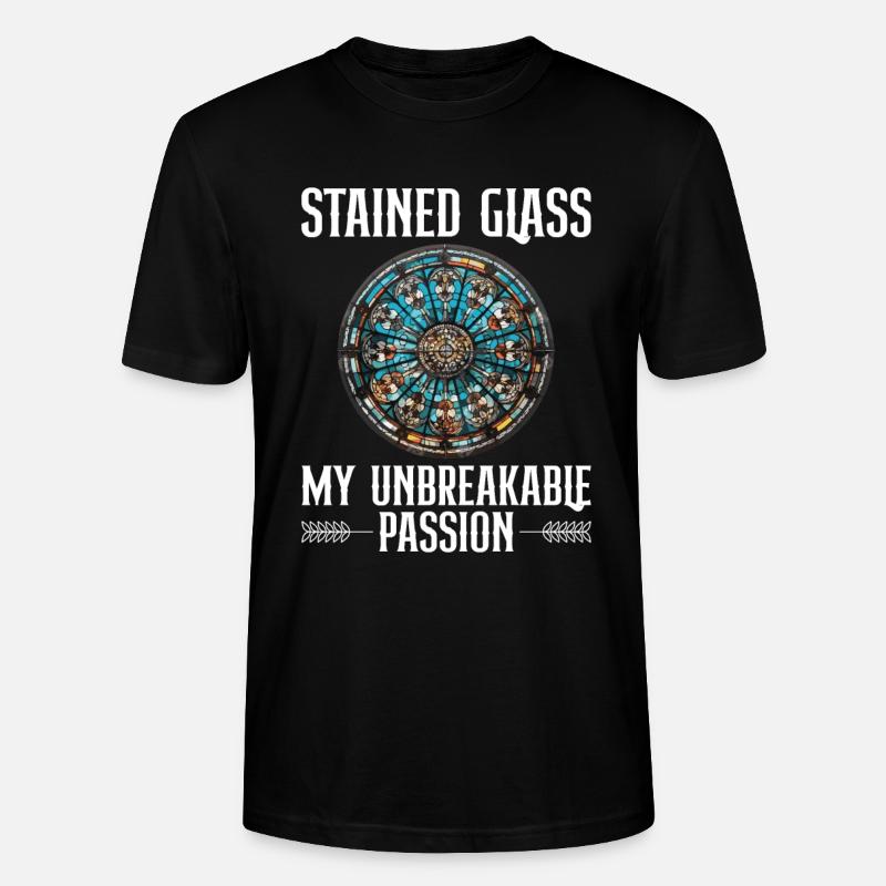 Vitrail - Ma passion incassable - - T-shirt bio CRAFTER Stanley Stella Unisexe - noir