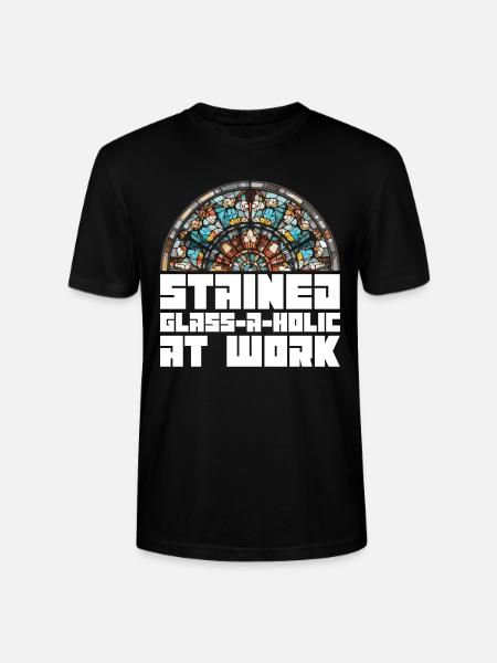 Vitrail A-Holic au travail - - T-shirt bio CRAFTER Stanley Stella Unisexe - noir