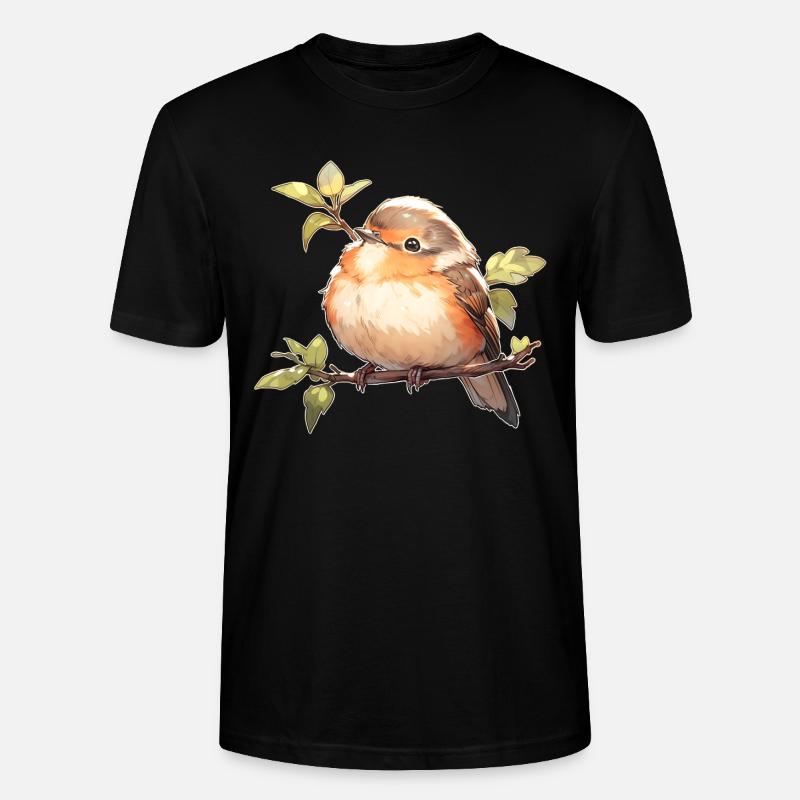 Singvogel - Stanley/Stella Unisex Bio-T-Shirt CRAFTER - Schwarz