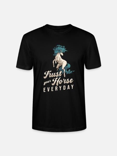 Cheval Équitation Cool Endurance Équitation - T-shirt bio CRAFTER Stanley Stella Unisexe - noir