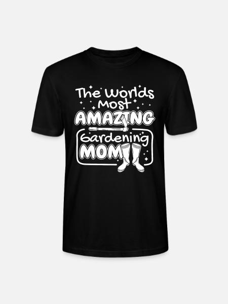 Hobbygärtner Garten Gartenmama - Stanley/Stella Unisex Bio-T-Shirt CRAFTER - Schwarz