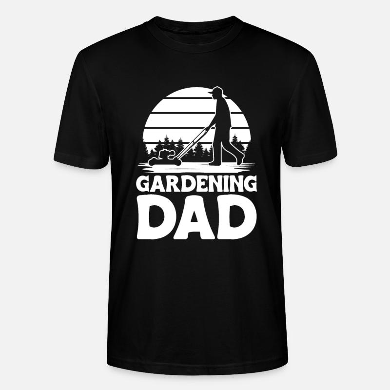Hobbygärtner Garten Gartenvater - Stanley/Stella Unisex Bio-T-Shirt CRAFTER - Schwarz