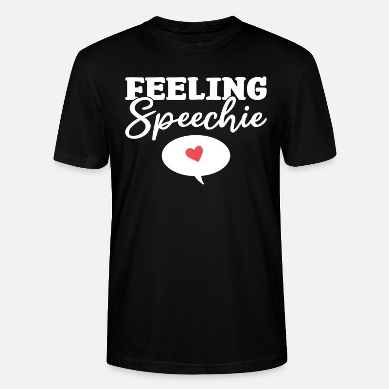 Feeling Speechie Sprachpathologie - Stanley/Stella Unisex Bio-T-Shirt CRAFTER - Schwarz