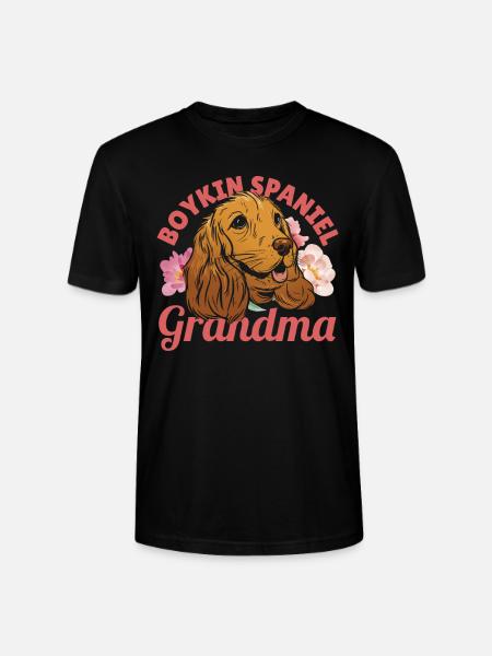 Boykin Spaniel-Oma Boykin Spaniel-Besitzer - Stanley/Stella Unisex Bio-T-Shirt CRAFTER - Schwarz