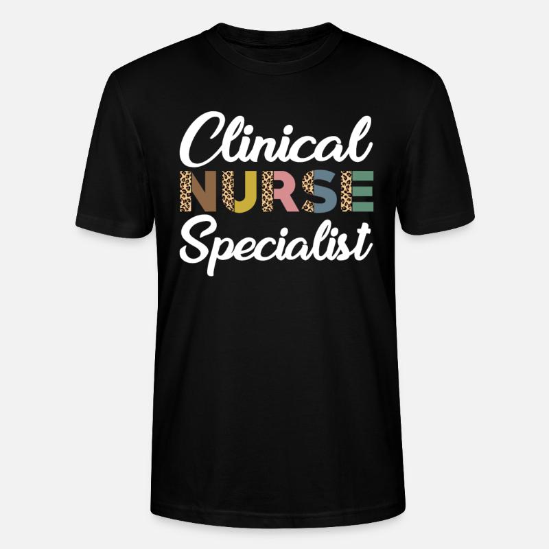 Fachkraft - Klinische Krankenschwester - Stanley/Stella Unisex Bio-T-Shirt CRAFTER - Schwarz