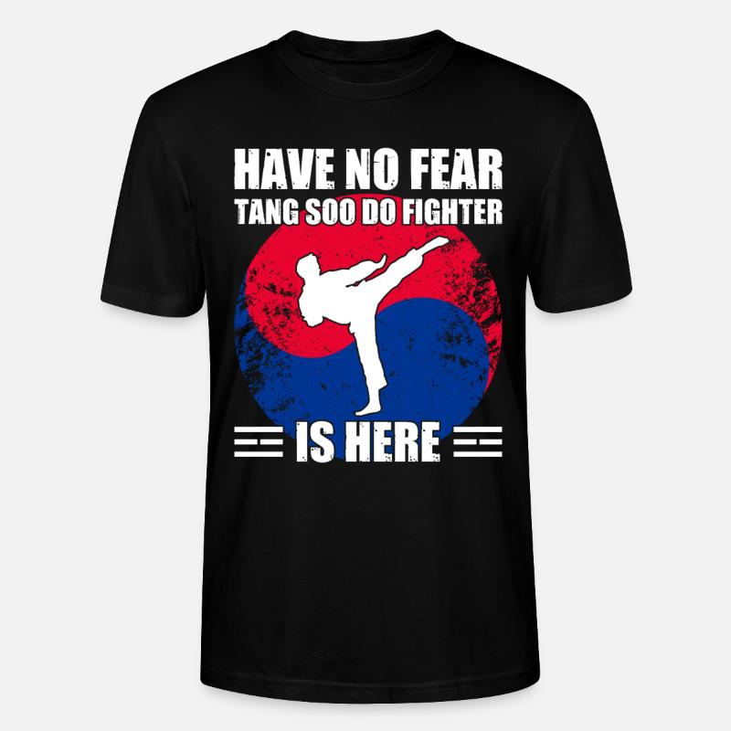 Tang Soo Do Geschenk - Stanley/Stella Unisex Bio-T-Shirt CRAFTER - Schwarz