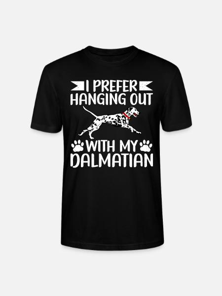 Gifts for Dalmatian Lovers - Stanley/Stella CRAFTER Unisex Organic T-Shirt - black