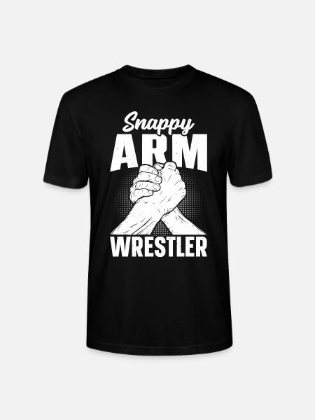 Arm wrestling - Stanley/Stella CRAFTER Unisex Organic T-Shirt - black