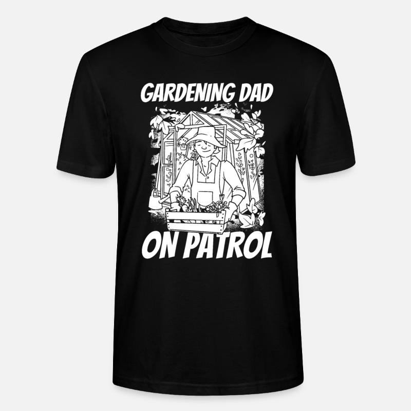 Hobbygärtner Garten Gartenvater - Stanley/Stella Unisex Bio-T-Shirt CRAFTER - Schwarz