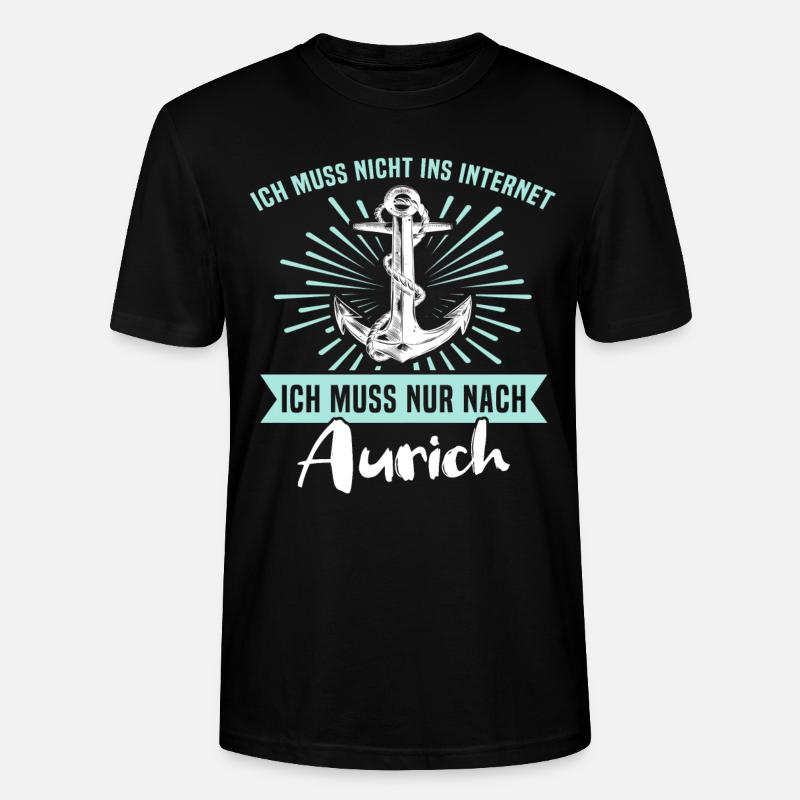 Aurich Sprüche - Stanley/Stella Unisex Bio-T-Shirt CRAFTER - Schwarz