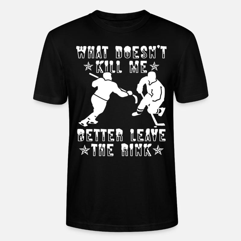 ice hockey player - Stanley/Stella Unisex Bio-T-Shirt CRAFTER - Schwarz
