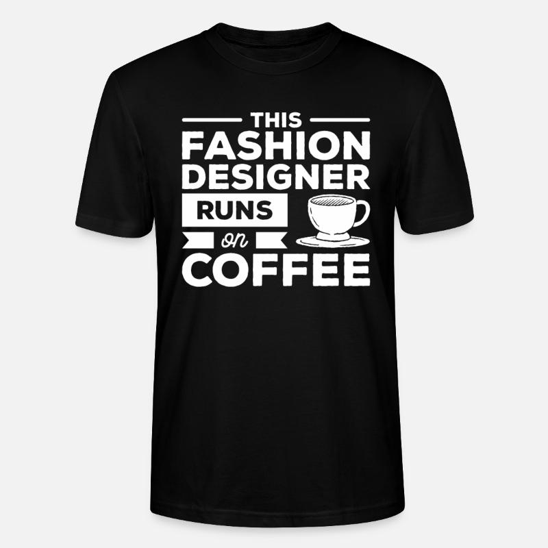 Diese Modedesignerin entwirft Kaffee - Stanley/Stella Unisex Bio-T-Shirt CRAFTER - Schwarz