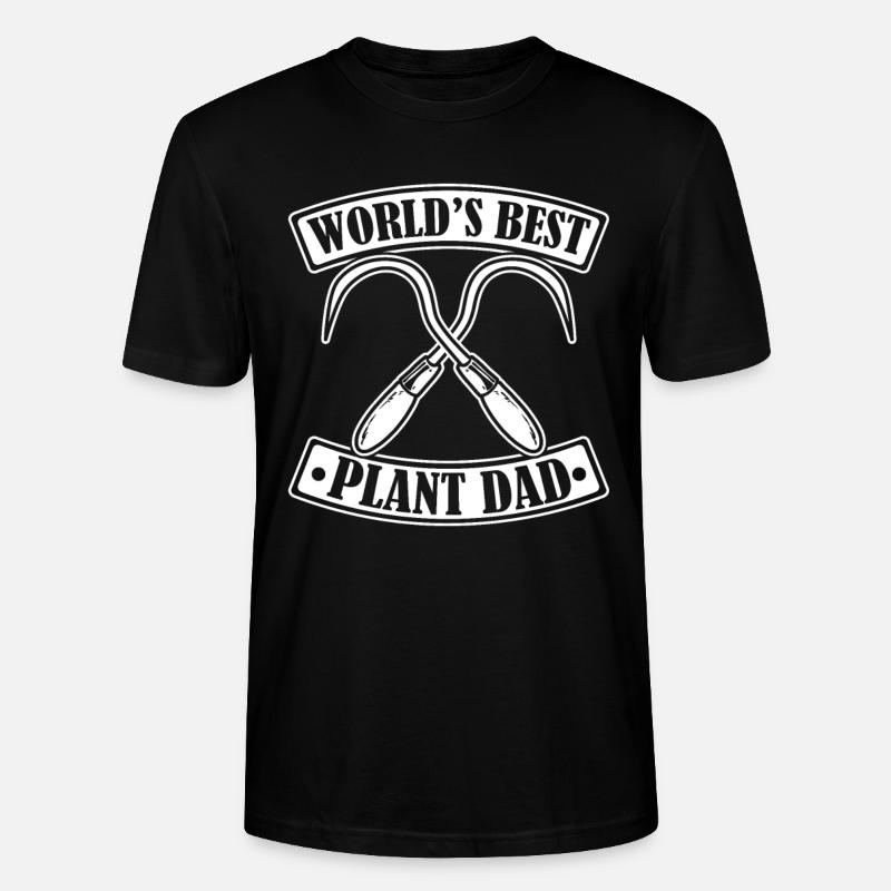 Hobbygärtner Garten Gartenvater - Stanley/Stella Unisex Bio-T-Shirt CRAFTER - Schwarz