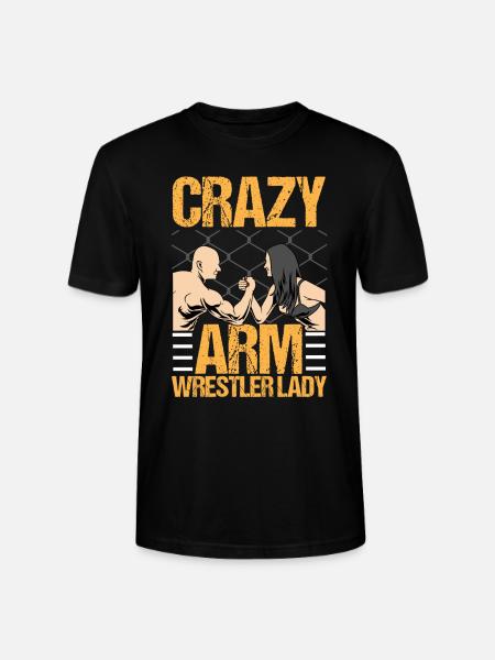 Arm wrestling - Stanley/Stella CRAFTER Unisex Organic T-Shirt - black