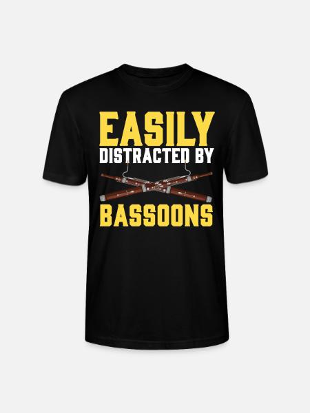 Bassoonist - Stanley/Stella CRAFTER Unisex Organic T-Shirt - black