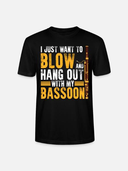 Bassoonist - Stanley/Stella CRAFTER Unisex Organic T-Shirt - black