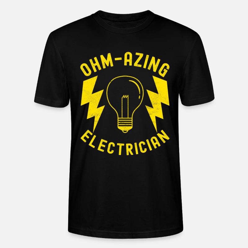 Elektriker Elektroniker - Stanley/Stella Unisex Bio-T-Shirt CRAFTER - Schwarz