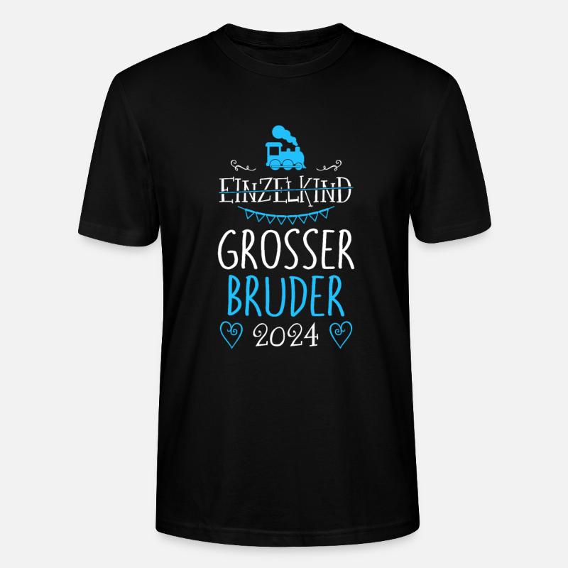 Bald Großer Bruder 2024 - Stanley/Stella Unisex Bio-T-Shirt CRAFTER - Schwarz
