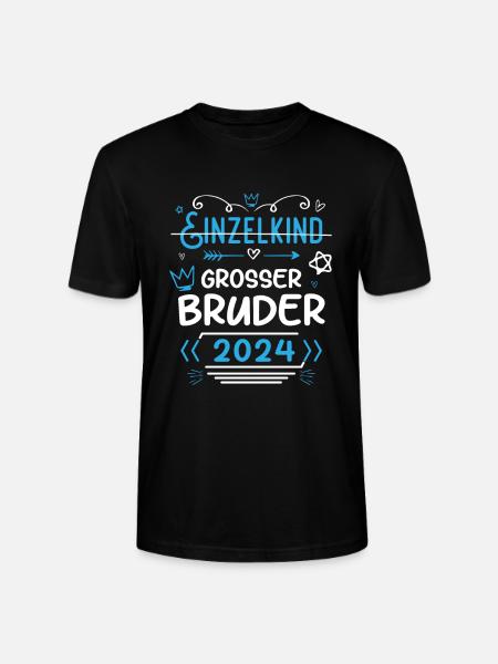 Großer Bruder 2024 - Stanley/Stella Unisex Bio-T-Shirt CRAFTER - Schwarz