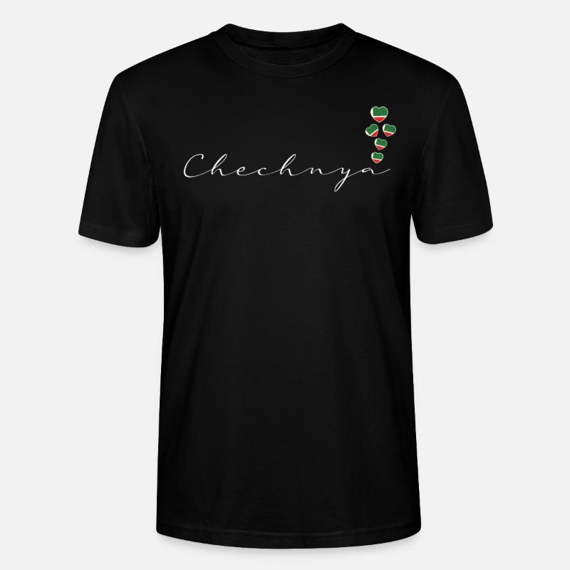 Tschetschenien - Stanley/Stella Unisex Bio-T-Shirt CRAFTER - Schwarz