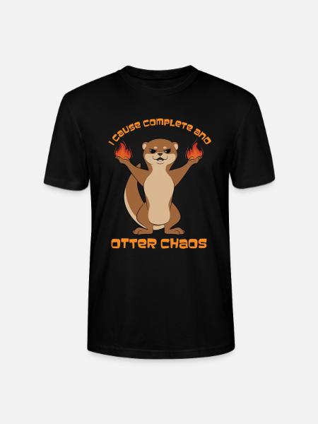 Otter - Stanley/Stella Unisex Bio-T-Shirt CRAFTER - Schwarz