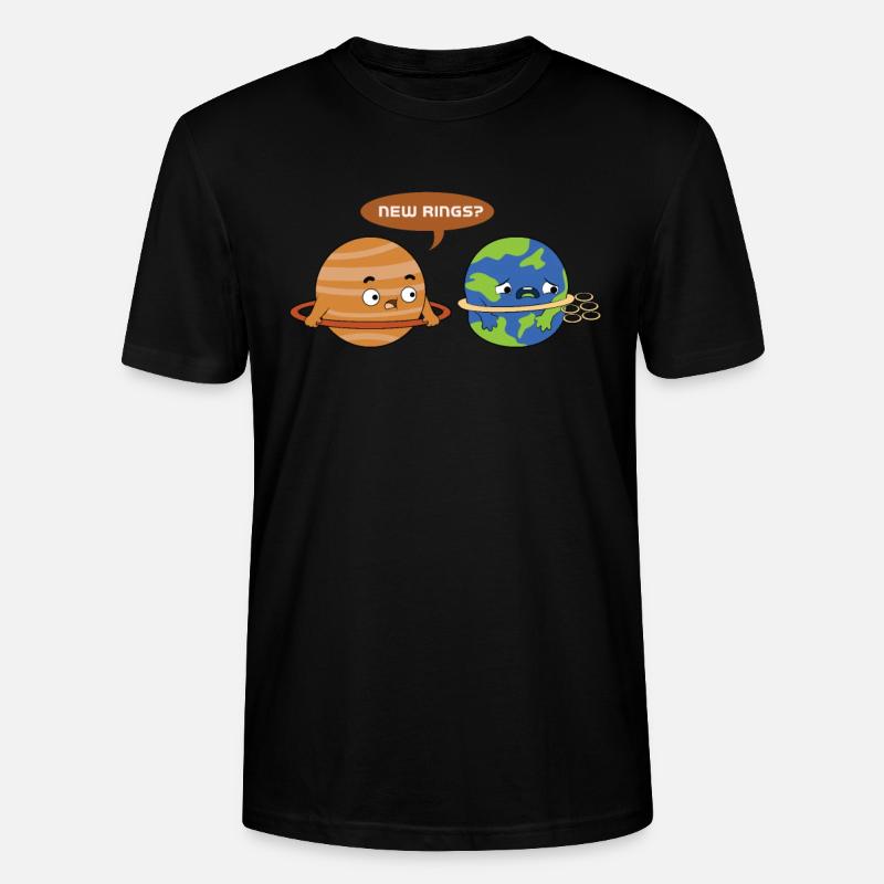Erde Umweltschutz Plastik - Stanley/Stella Unisex Bio-T-Shirt CRAFTER - Schwarz