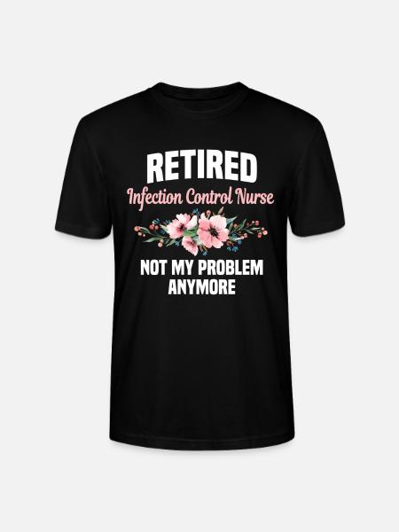 Retired Hygiene Nurse - Stanley/Stella CRAFTER Unisex Organic T-Shirt - black