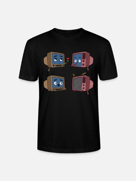 Fernsehen Liebe Paar - Stanley/Stella Unisex Bio-T-Shirt CRAFTER - Schwarz