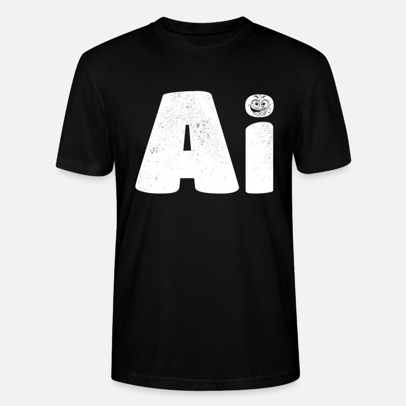 AI Artificial Intelligence & AI Robotics - Stanley/Stella Unisex Bio-T-Shirt CRAFTER - Schwarz