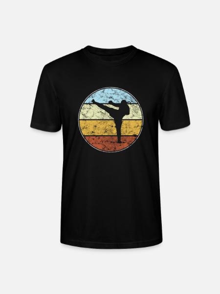 MMA Rétro - T-shirt bio CRAFTER Stanley Stella Unisexe - noir