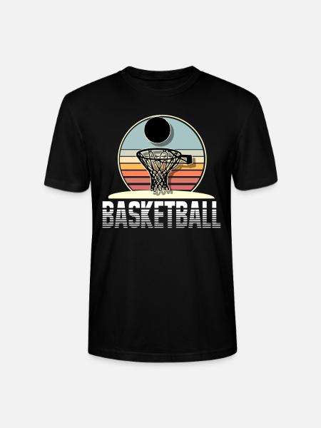 Basketball Basketball Player - Stanley/Stella CRAFTER Unisex Organic T-Shirt - black
