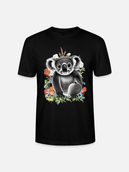 Koala - Stanley/Stella Unisex Bio-T-Shirt CRAFTER - Schwarz