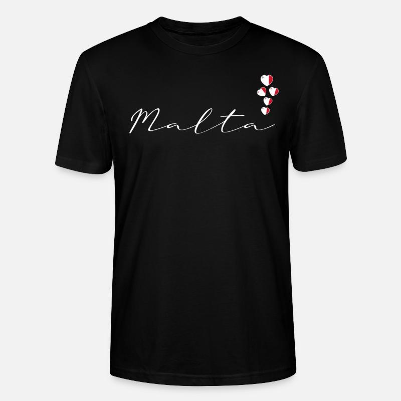Malta - Stanley/Stella Unisex Bio-T-Shirt CRAFTER - Schwarz