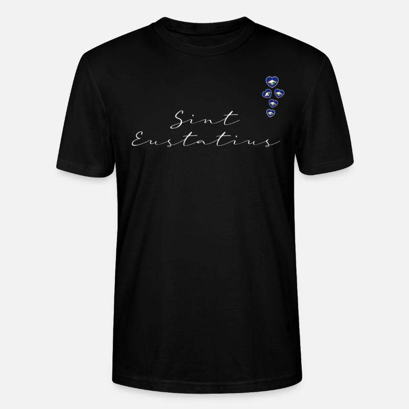 Sint Eustatius - T-shirt bio CRAFTER Stanley Stella Unisexe - noir