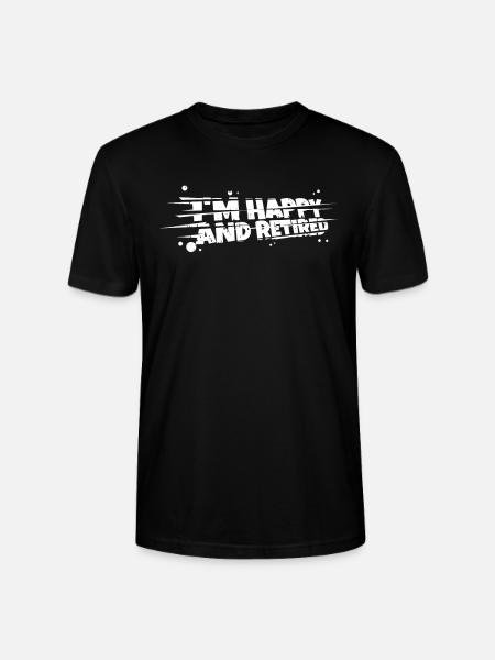 Pensioner pension - Stanley/Stella CRAFTER Unisex Organic T-Shirt - black