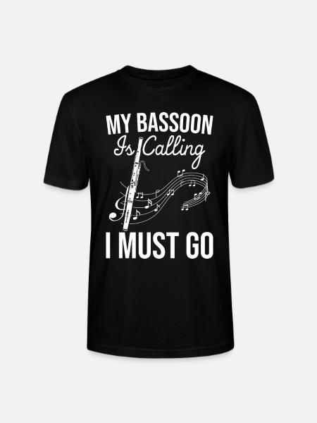 Bassoonist - Stanley/Stella CRAFTER Unisex Organic T-Shirt - black
