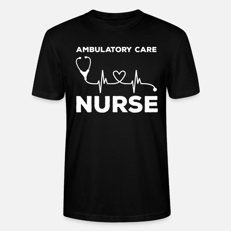 Ambulante Krankenschwester Geschenkidee - Stanley/Stella Unisex Bio-T-Shirt CRAFTER - Schwarz