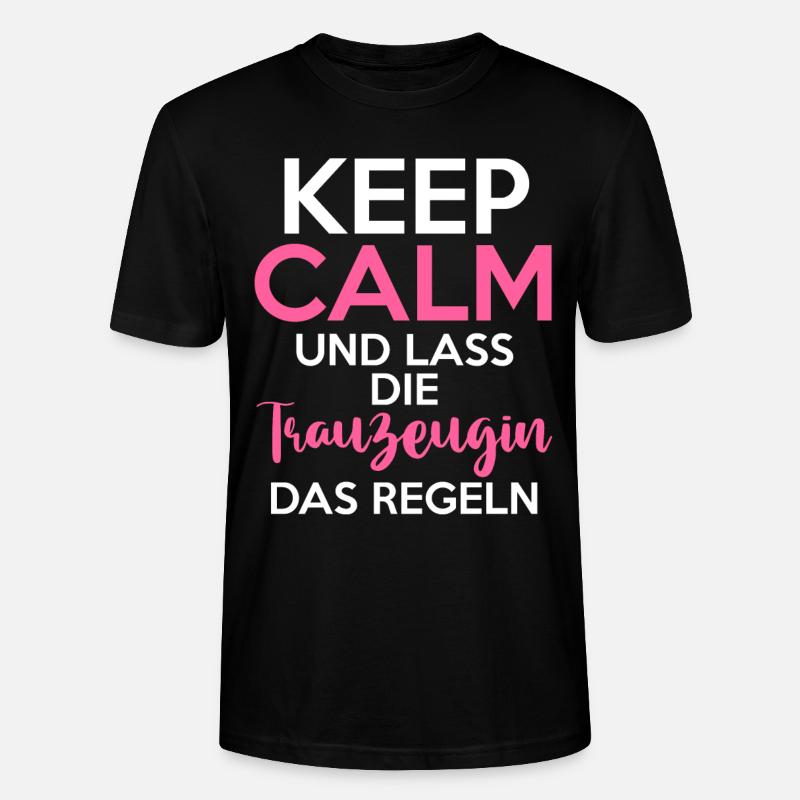 Hochzeit Junggesellenabschied Trauzeugin - Stanley/Stella Unisex Bio-T-Shirt CRAFTER - Schwarz